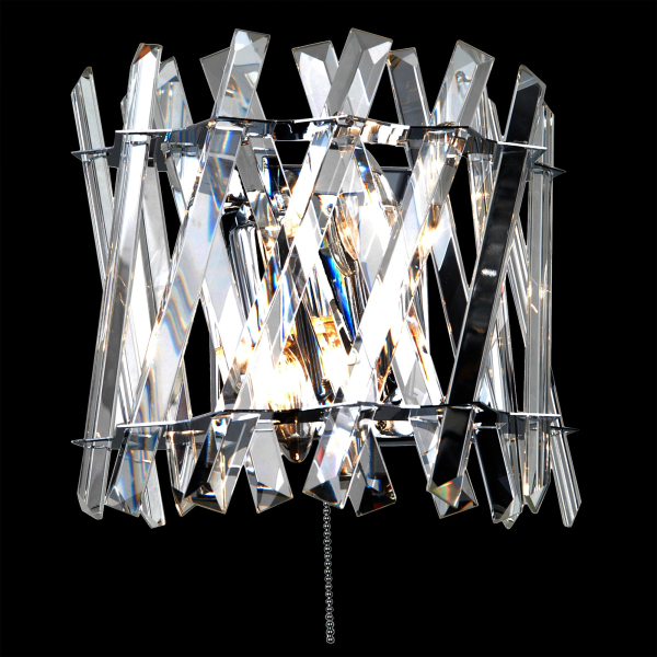 Citilux Ингвар CL334421 Бра хрустальное с выключателем Хром Citilux Ингвар CL334421 Бра хрустальное с выключателем Хром