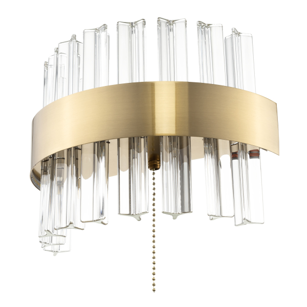 Citilux Рианна CL337313 LED Бра хрустальное с выключателем Бронза Citilux Рианна CL337313 LED Бра хрустальное с выключателем Бронза