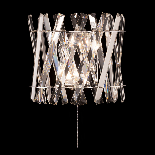 Citilux Ингвар CL334421 Бра хрустальное с выключателем Хром Citilux Ингвар CL334421 Бра хрустальное с выключателем Хром