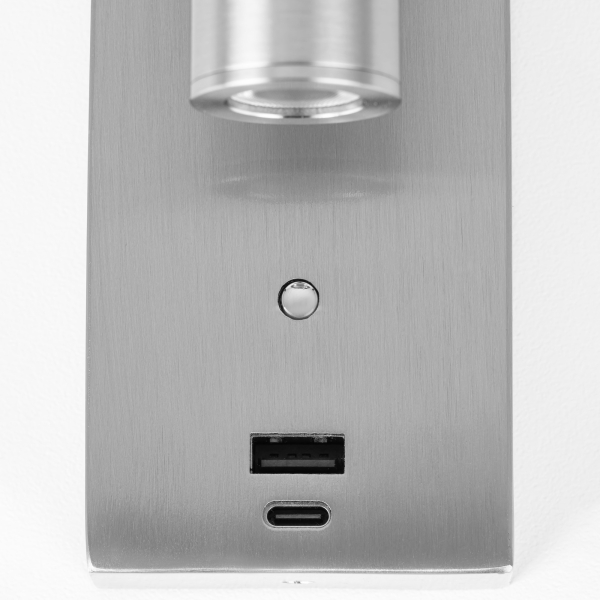 Citilux Декарт CL704432 LED USB Светильник с выключателем Матовый Хром Citilux Декарт CL704432 LED USB Светильник с выключателем Матовый Хром