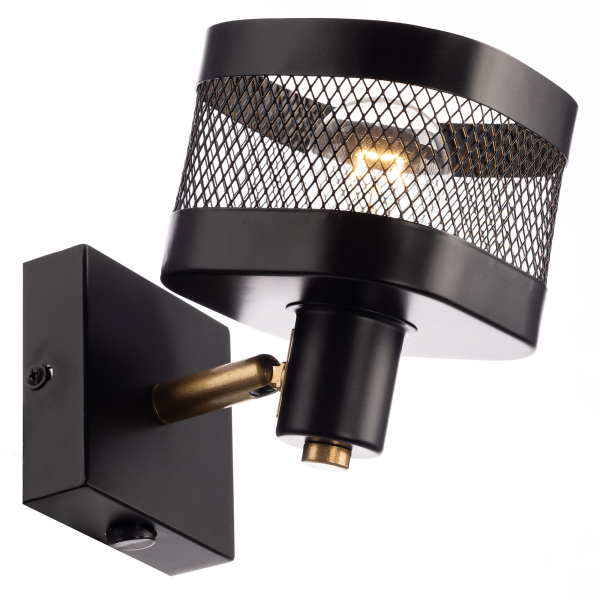 Citilux Хаген CL531515 Спот с выключателем Чёрный Citilux Хаген CL531515 Спот с выключателем Чёрный