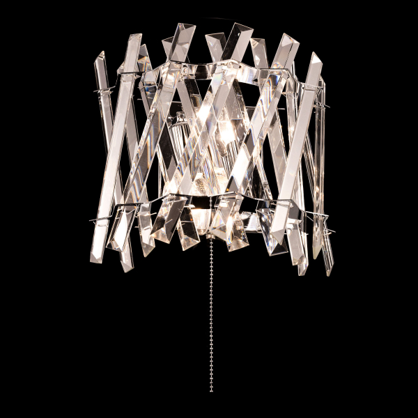 Citilux Ингвар CL334421 Бра хрустальное с выключателем Хром Citilux Ингвар CL334421 Бра хрустальное с выключателем Хром