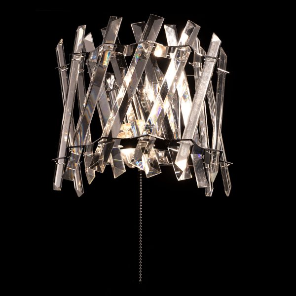 Citilux Ингвар CL334421 Бра хрустальное с выключателем Хром Citilux Ингвар CL334421 Бра хрустальное с выключателем Хром
