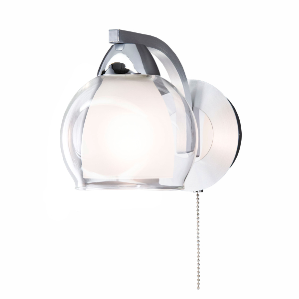 Citilux Кристи CL152317 Бра с выключателем Алюминий Хром Citilux Кристи CL152317 Бра с выключателем Алюминий Хром