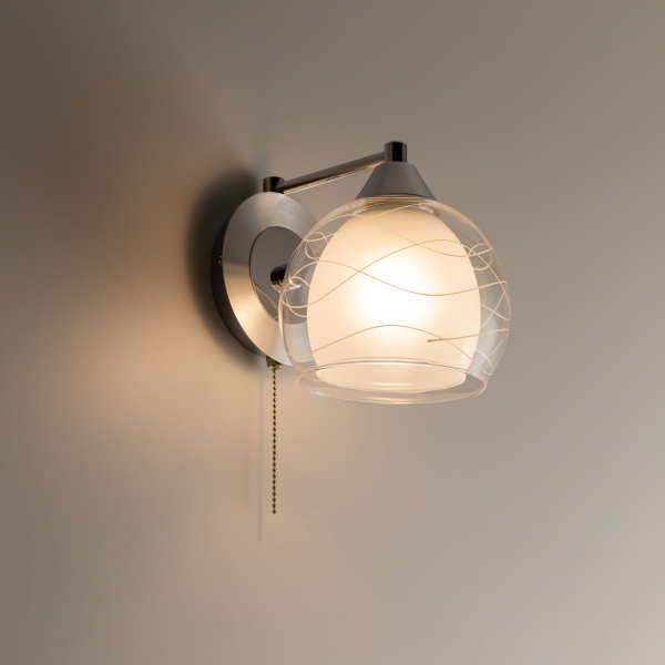 Citilux Буги CL157312 Бра с выключателем Алюминий Хром Citilux Буги CL157312 Бра с выключателем Алюминий Хром