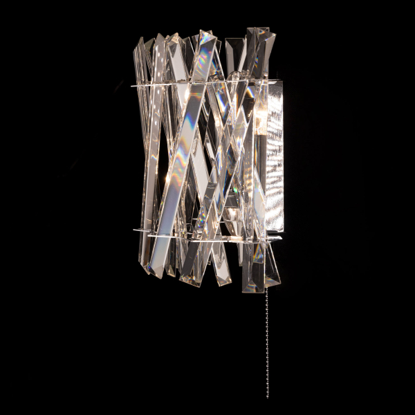 Citilux Ингвар CL334421 Бра хрустальное с выключателем Хром Citilux Ингвар CL334421 Бра хрустальное с выключателем Хром