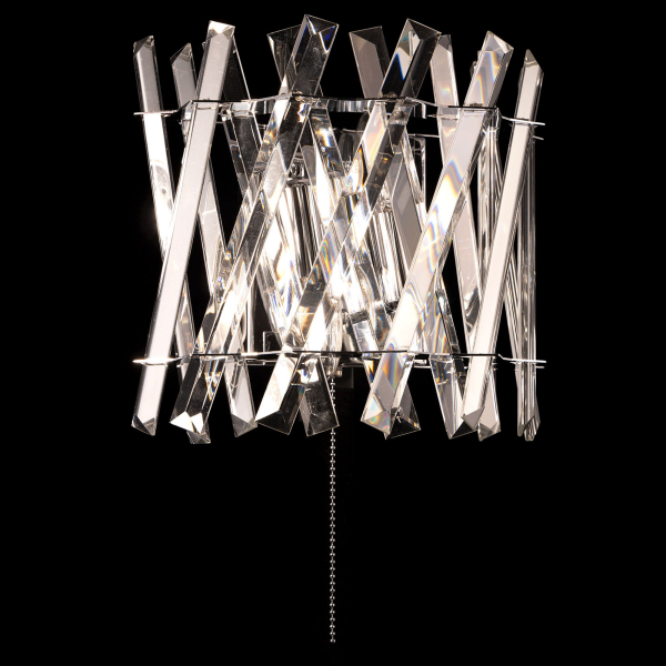 Citilux Ингвар CL334421 Бра хрустальное с выключателем Хром Citilux Ингвар CL334421 Бра хрустальное с выключателем Хром
