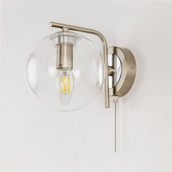 Citilux Томми CL102311 Бра с выключателем Матовый Хром Citilux Томми CL102311 Бра с выключателем Матовый Хром