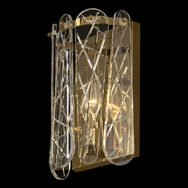 Citilux TALLA CL318412 Бра хрустальное Золото