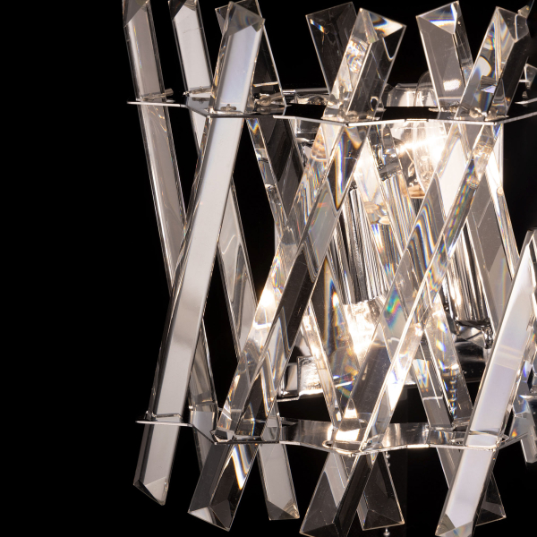 Citilux Ингвар CL334421 Бра хрустальное с выключателем Хром Citilux Ингвар CL334421 Бра хрустальное с выключателем Хром