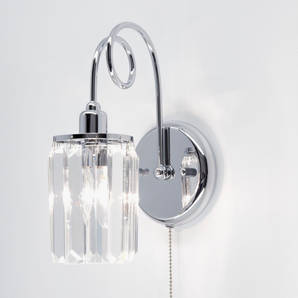 Citilux Синди CL330311 Бра хрустальное с выключателем Хром Citilux Синди CL330311 Бра хрустальное с выключателем Хром