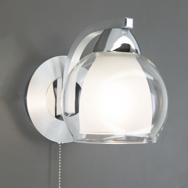 Citilux Кристи CL152317 Бра с выключателем Алюминий Хром Citilux Кристи CL152317 Бра с выключателем Алюминий Хром