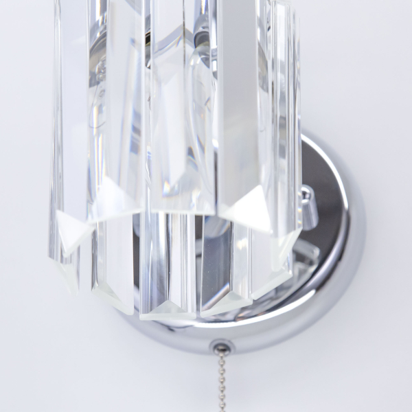 Citilux Синди CL330311 Бра хрустальное с выключателем Хром Citilux Синди CL330311 Бра хрустальное с выключателем Хром