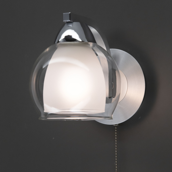 Citilux Кристи CL152317 Бра с выключателем Алюминий Хром Citilux Кристи CL152317 Бра с выключателем Алюминий Хром