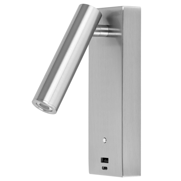 Citilux Декарт CL704432 LED USB Светильник с выключателем Матовый Хром Citilux Декарт CL704432 LED USB Светильник с выключателем Матовый Хром
