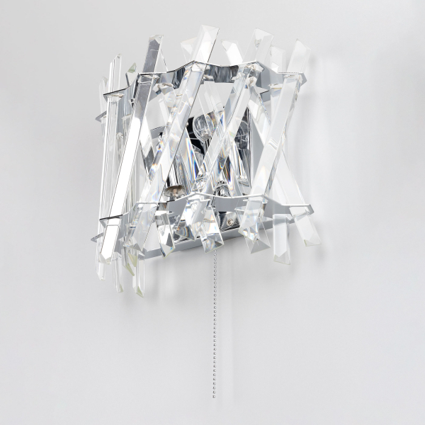 Citilux Ингвар CL334421 Бра хрустальное с выключателем Хром Citilux Ингвар CL334421 Бра хрустальное с выключателем Хром