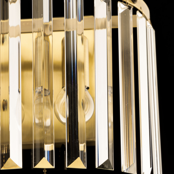 Citilux Инга CL335323 Бра хрустальное с выключателем Бронза Citilux Инга CL335323 Бра хрустальное с выключателем Бронза