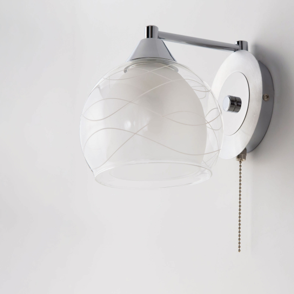 Citilux Буги CL157312 Бра с выключателем Алюминий Хром Citilux Буги CL157312 Бра с выключателем Алюминий Хром
