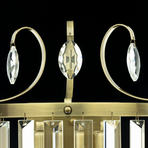 Citilux Инга CL335323 Бра хрустальное с выключателем Бронза Citilux Инга CL335323 Бра хрустальное с выключателем Бронза