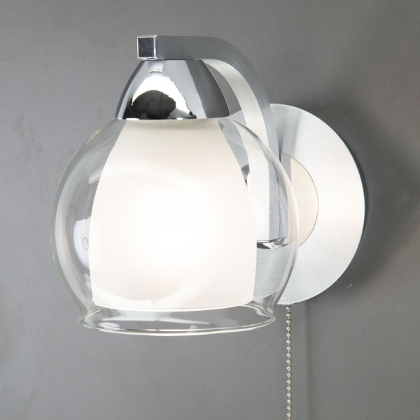 Citilux Кристи CL152317 Бра с выключателем Алюминий Хром Citilux Кристи CL152317 Бра с выключателем Алюминий Хром