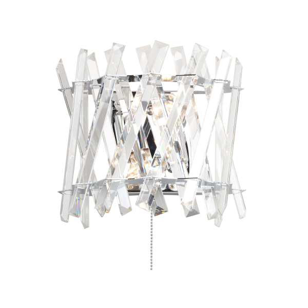 Citilux Ингвар CL334421 Бра хрустальное с выключателем Хром Citilux Ингвар CL334421 Бра хрустальное с выключателем Хром