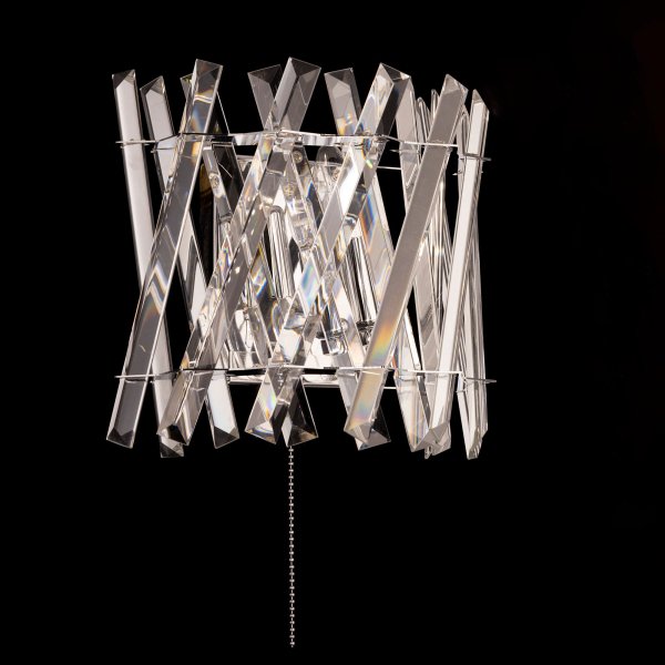 Citilux Ингвар CL334421 Бра хрустальное с выключателем Хром Citilux Ингвар CL334421 Бра хрустальное с выключателем Хром