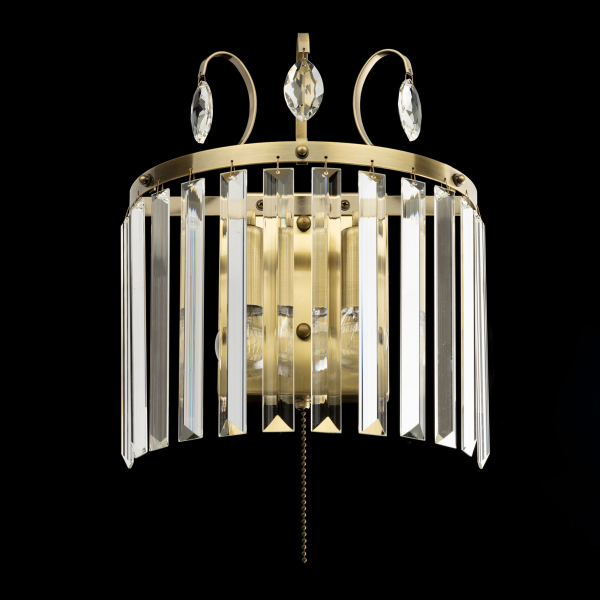 Citilux Инга CL335323 Бра хрустальное с выключателем Бронза Citilux Инга CL335323 Бра хрустальное с выключателем Бронза