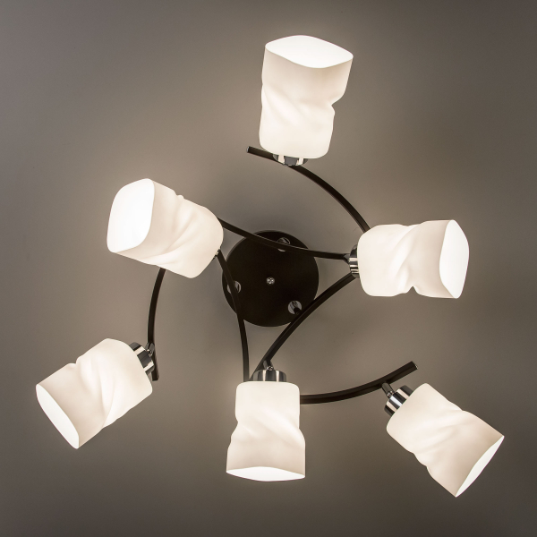 Citilux Берта CL126162 Люстра поворотная Венге Хром Citilux Берта CL126162 Люстра поворотная Венге Хром