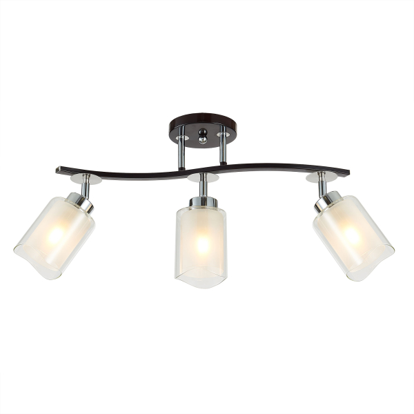 Citilux Фортуна CL156132 Люстра с поворотными плафонами Венге Хром Citilux Фортуна CL156132 Люстра с поворотными плафонами Венге Хром