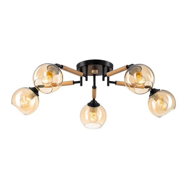 Citilux TIKA CL133151 Люстра поворотная Чёрная Citilux TIKA CL133151 Люстра поворотная Чёрная