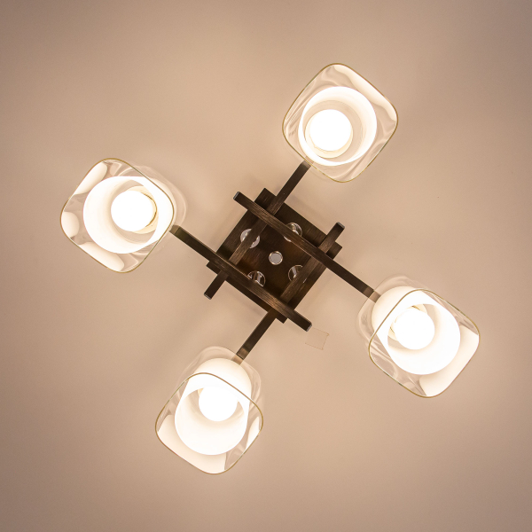 Citilux Диез CL111141 Люстра потолочная Чёрная Citilux Диез CL111141 Люстра потолочная Чёрная