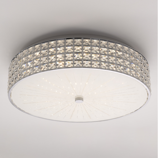Citilux Портал CL32418G1 LED RGB Люстра хрустальная с пультом Хром Citilux Портал CL32418G1 LED RGB Люстра хрустальная с пультом Хром
