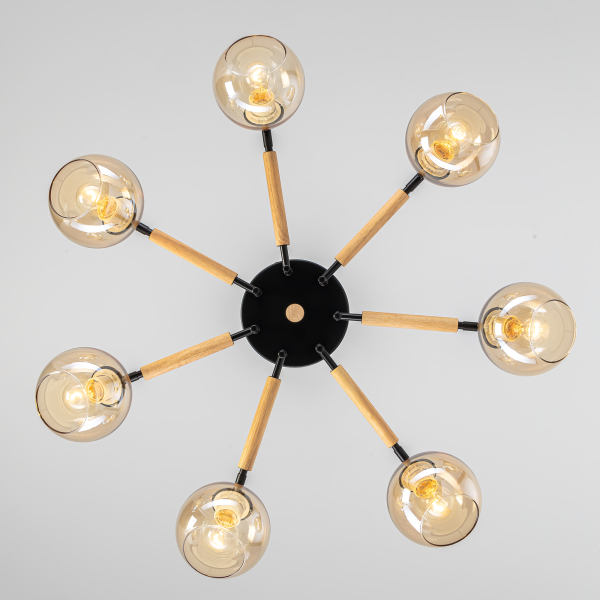 Citilux TIKA CL133171 Люстра поворотная Чёрная Citilux TIKA CL133171 Люстра поворотная Чёрная