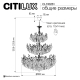 Citilux RITZ CL310261 Люстра хрустальная подвесная Хром