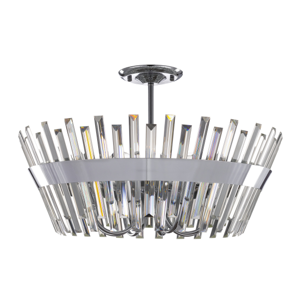 Citilux Вестерос CL307180 Люстра хрустальная потолочная Хром Citilux Вестерос CL307180 Люстра хрустальная потолочная Хром