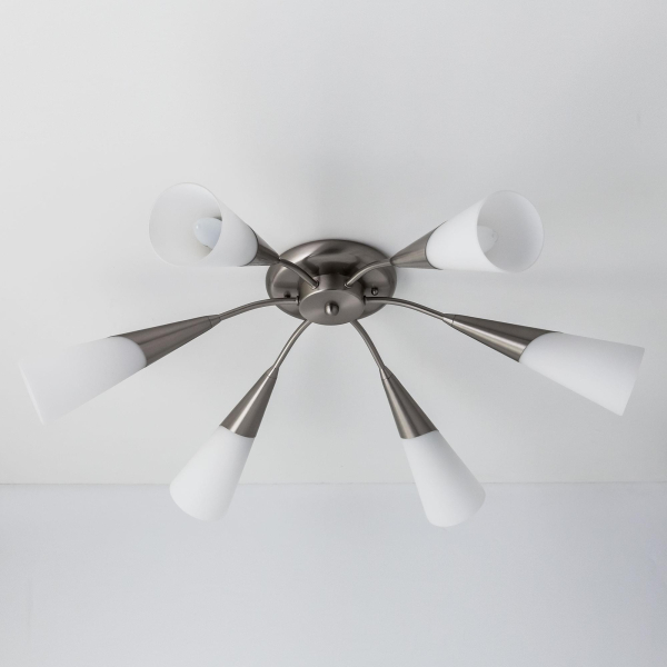 Citilux Фокус CL103161 Люстра потолочная Матовый Хром Citilux Фокус CL103161 Люстра потолочная Матовый Хром