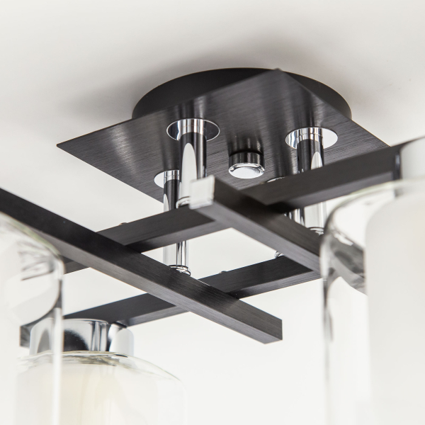 Citilux Диез CL111141 Люстра потолочная Чёрная Citilux Диез CL111141 Люстра потолочная Чёрная
