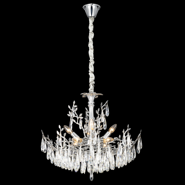 Citilux RITZ CL310081 Люстра хрустальная подвесная Хром Citilux RITZ CL310081 Люстра хрустальная подвесная Хром