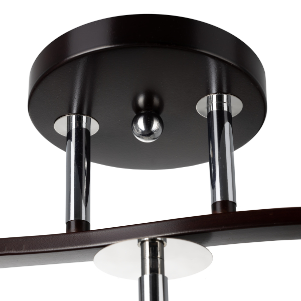 Citilux Фортуна CL156132 Люстра с поворотными плафонами Венге Хром Citilux Фортуна CL156132 Люстра с поворотными плафонами Венге Хром