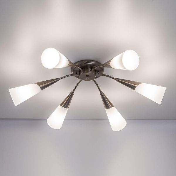 Citilux Фокус CL103161 Люстра потолочная Матовый Хром Citilux Фокус CL103161 Люстра потолочная Матовый Хром