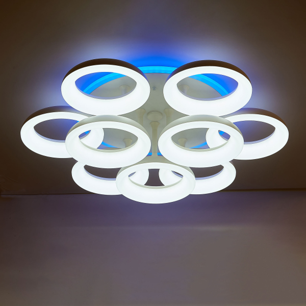 Citilux Паркер Смарт CL225A190E RGB Умная люстра Белая Citilux Паркер Смарт CL225A190E RGB Умная люстра Белая
