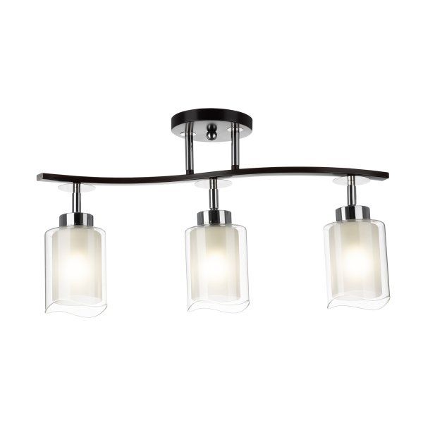 Citilux Фортуна CL156132 Люстра с поворотными плафонами Венге Хром Citilux Фортуна CL156132 Люстра с поворотными плафонами Венге Хром