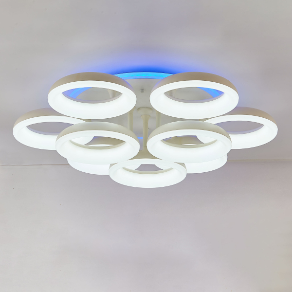 Citilux Паркер Смарт CL225A190E RGB Умная люстра Белая Citilux Паркер Смарт CL225A190E RGB Умная люстра Белая