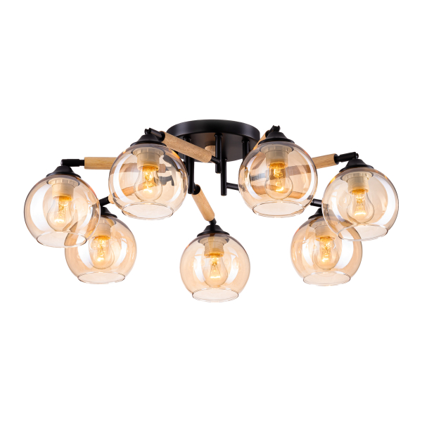 Citilux TIKA CL133171 Люстра поворотная Чёрная Citilux TIKA CL133171 Люстра поворотная Чёрная