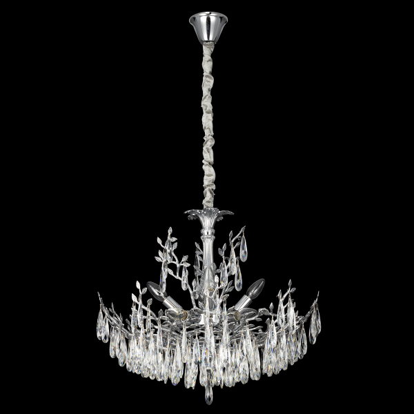 Citilux RITZ CL310081 Люстра хрустальная подвесная Хром Citilux RITZ CL310081 Люстра хрустальная подвесная Хром