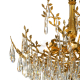 Citilux RITZ CL310082 Люстра хрустальная подвесная Золото