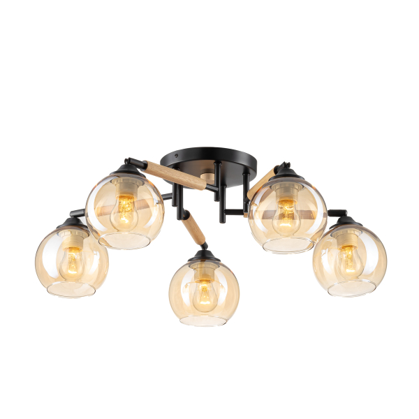 Citilux TIKA CL133151 Люстра поворотная Чёрная Citilux TIKA CL133151 Люстра поворотная Чёрная