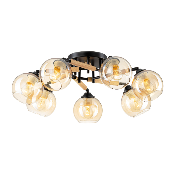 Citilux TIKA CL133171 Люстра поворотная Чёрная Citilux TIKA CL133171 Люстра поворотная Чёрная