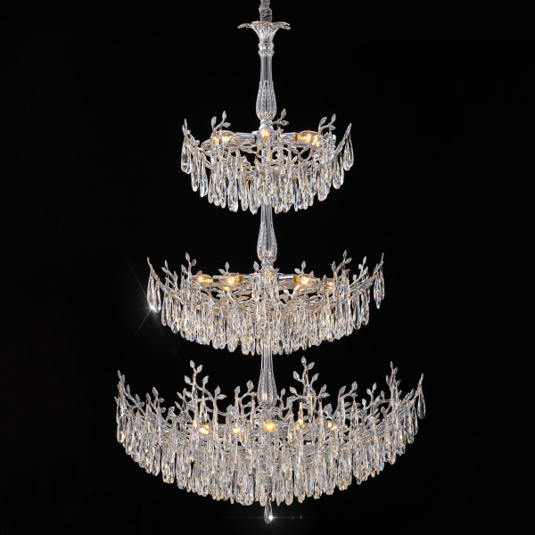 Citilux RITZ CL310261 Люстра хрустальная подвесная Хром