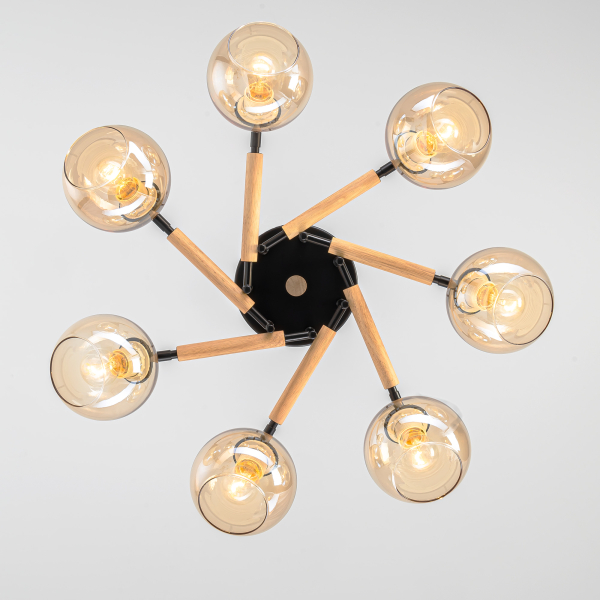 Citilux TIKA CL133171 Люстра поворотная Чёрная Citilux TIKA CL133171 Люстра поворотная Чёрная
